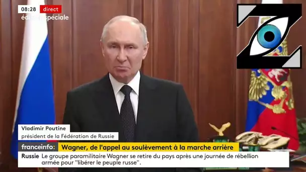 [Zap Actu] Poutine « Trahi » par Wagner et Prigojine, Zelensky "Poutine se cache"… (26/06/23)