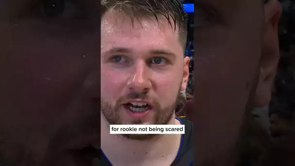 “We don’t win this series without D-Live” - Luka Doncic shows love to Dereck Lively II! 💙 | #Shorts