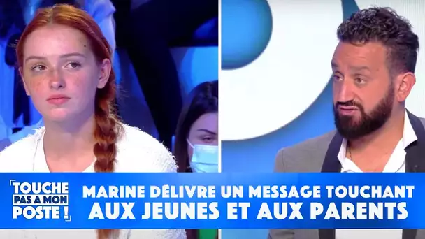 "Il ne faut pas arrêter de vivre" : Marine délivre un message touchant aux jeunes et aux parents