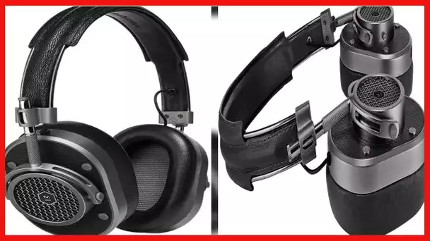 Master & Dynamic MH40 Over-Ear Headphones with Wire - Noise Isolating with Mic Recording Studio Head