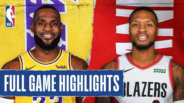 LAKERS at TRAIL BLAZERS | FULL GAME HIGHLIGHTS |  December 28, 2019