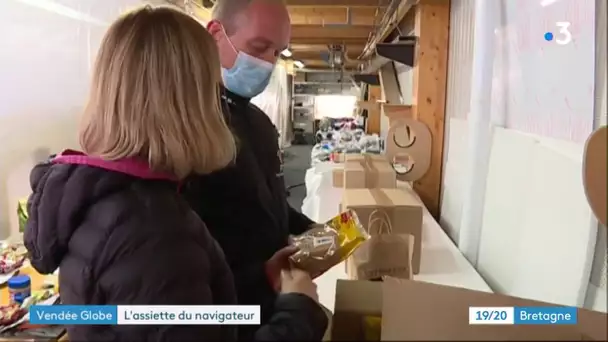 Virginie Auffret, nutritionniste pour les marins du Vendée Globe France 3