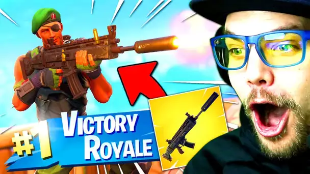 NOUVELLE ARME 'SCAR SILENCIEUX' sur FORTNITE BATTLE ROYALE !!