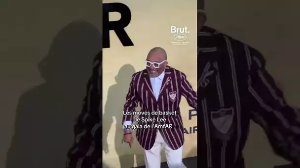 Les moves de basket de Spike Lee au gala de l’AmfAR. #cannes2025