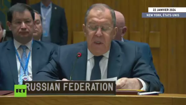 Lavrov dénonce à l'ONU la guerre par procuration de l'Occident en Ukraine