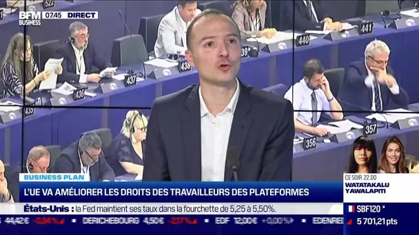 Grégoire Leclercq (FNAE) : L'UE va améliorer les droits des travailleurs des plateformes