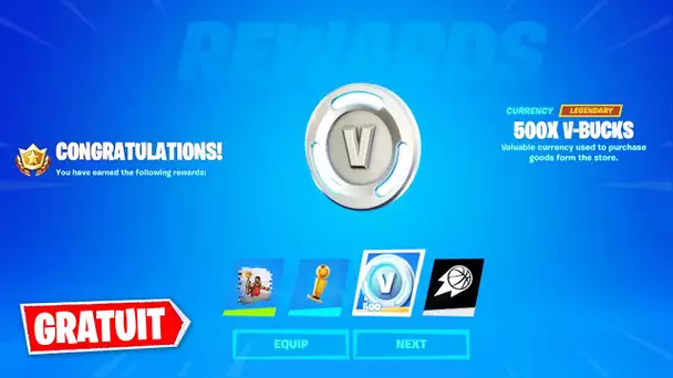 NOUVELLES RECOMPENSES GRATUITES FORTNITE X NBA ! (100 V-BUCKS, 300 V-BUCKS, 500 V-BUCKS ...)