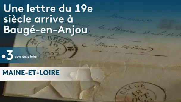 Le maire de Baugé-en-Anjou reçoit une lettre vieille de 180 ans