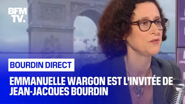 Emmanuelle Wargon face à Jean-Jacques Bourdin en direct