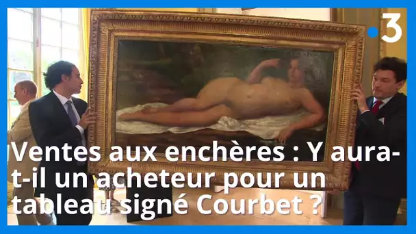 Vente aux enchères : Y aura-t-il un acheteur pour La Grande baigneuse, un tableau signé Courbet ?