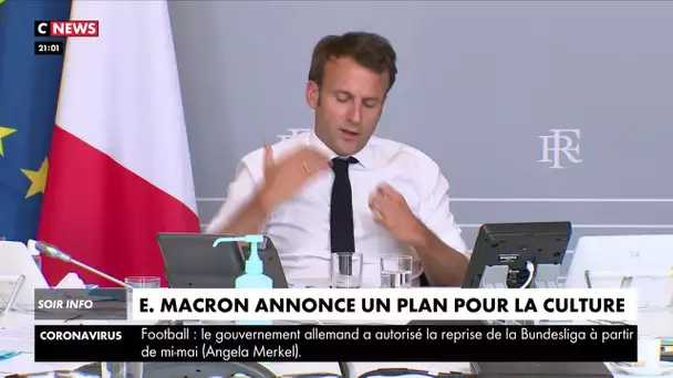 Le plan culture d'Emmanuel Macron