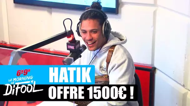 Hatik offre 1500€ à un auditeur ! #MorningDeDifool