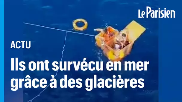 Des pêcheurs sauvés après quatre jours dans des boîtes en plastiques