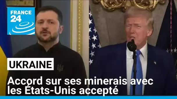 Kiev a accepté les termes d'un accord sur ses minerais avec les États-Unis • FRANCE 24