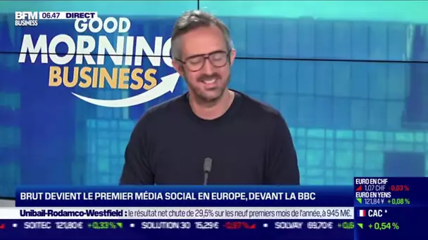 Guillaume Lacroix (Brut) : Brut devient le premier média social en Europe, devant la BBC