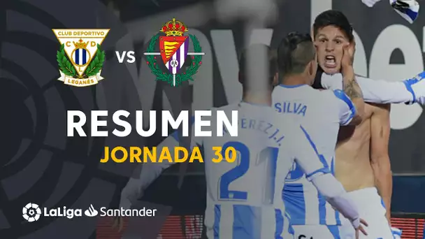 Resumen de CD Leganés vs Real Valladolid (1-0)