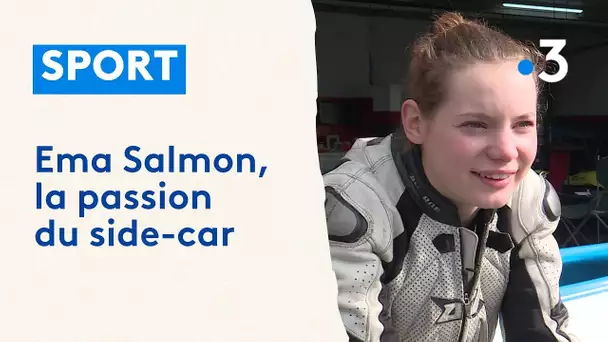Ema Salmon, vice-championne de France de side-car