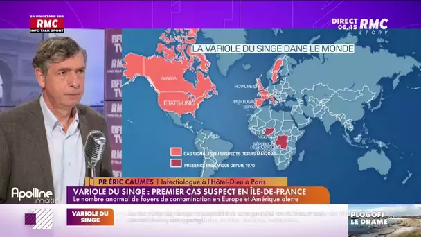 Caumes : "La variole du singe n'est pas une maladie contagieuse"
