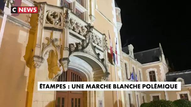 Etampes : une marche blanche polémique