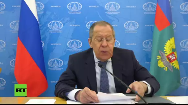 EN DIRECT : Sergueï Lavrov s'exprime lors de la réunion de la commission du CG de « Russie Unie »
