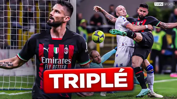 L'incroyable TRIPLÉ de GIROUD contre la Sampdoria