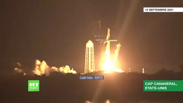 Cap Canaveral : lancement du premier vol touristique de SpaceX dans l’espace