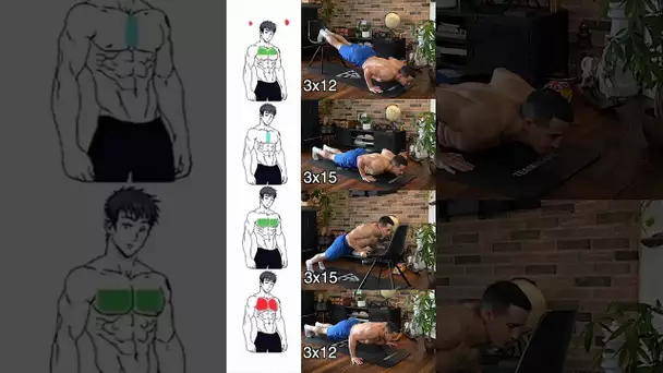Bigger chest workout at home !! 🔥