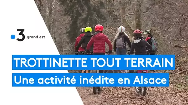 Des trottinettes tout terrain, une activité inédite en Alsace