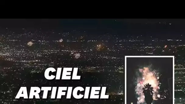 Voilà à quoi ressemble une fête nationale américaine (et ses feux d'artifice) vue du ciel