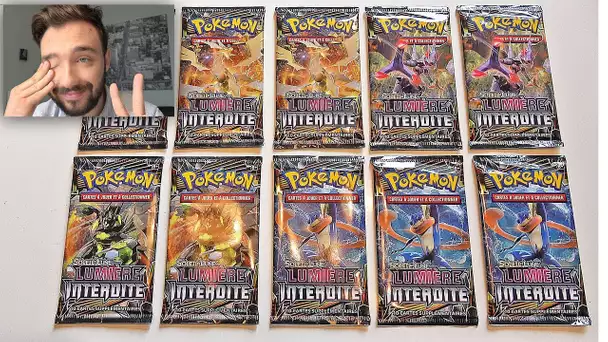 DE RETOUR ❤️ Ouverture de 10 BOOSTERS POKEMON Soleil et Lune LUMIÈRE INTERDITE !