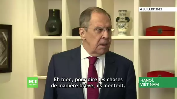 Lavrov : «L'Occident doit être conscient de sa responsabilité dans la mort de civils en Ukraine»
