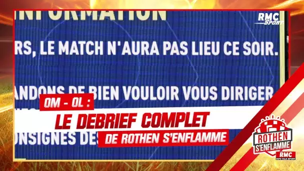 Incidents OM-OL : Le debrief complet de Rothen s'enflamme au lendemain d'une soirée cauchemardesque