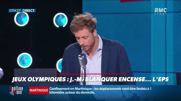 Selon Jean-Michel Blanquer le succès des médaillés est en partie dû au cours d'EPS