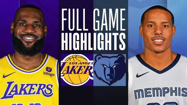 LAKERS at GRIZZLIES | FULL GAME HIGHLIGHTS | March 27, 2024