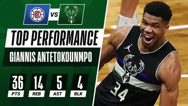 😤 36 PTS, 14 REB, 4 BLK For Giannis Antetokounmpo