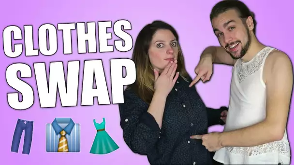 ON ECHANGE NOS VÊTEMENTS | CLOTHES SWAP CHALLENGE