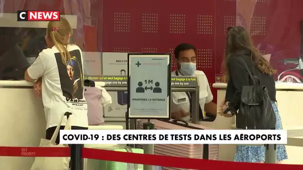 Covid-19 : des centres de tests dans les aéroports