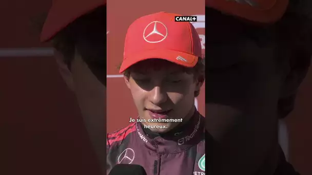La joie d'Antonelli après sa pole !