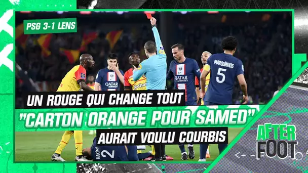 PSG 3-1 Lens : "Un carton orange pour Samed" plaide Courbis (plutôt que l'expulsion)