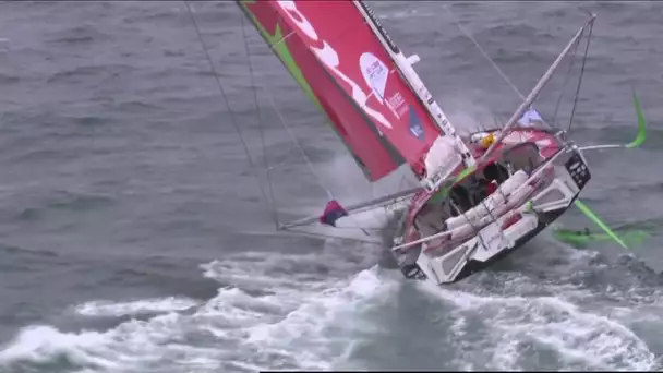 Voile : départ de la course Vendée-Arctique-Les Sables d'Olonne