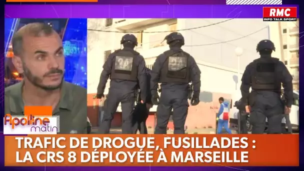 Fusillades meurtrières : la CRS 8 déployée à Marseille