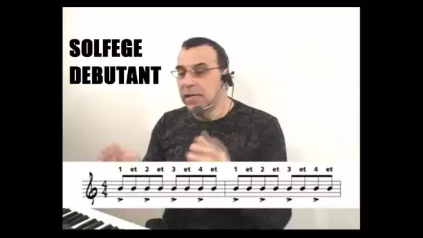 Solfège débutant, guitare piano - cours et leçon