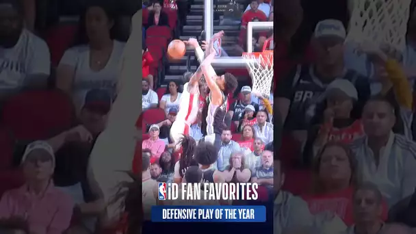 🚨The results are in for Defensive Play of the Year🚨Wemby earns the 2024-25 NBA Fan Favorites Award