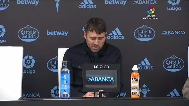 Rueda de prensa RC Celta vs Cádiz CF