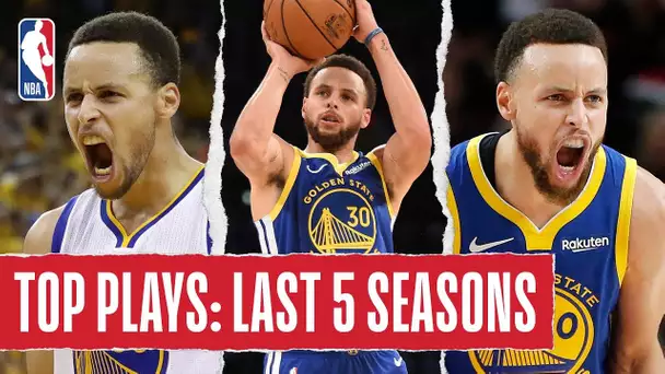 Stephen Curry's TOP PLAYS | Last 5 Seasons