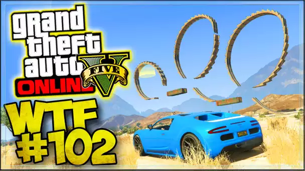 TRIPLE LOOPING ! LOOP TO LOOP SLINGSHOT ! - GTA 5 ONLINE ( GTA 5 COURSE WTF #102 )