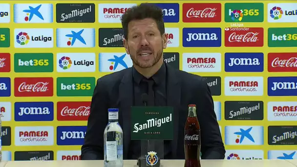 Rueda de prensa Villarreal CF vs Atlético de Madrid