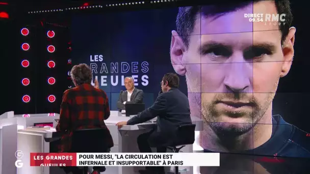 Lionel Messi tacle la circulation "insupportable" à Paris