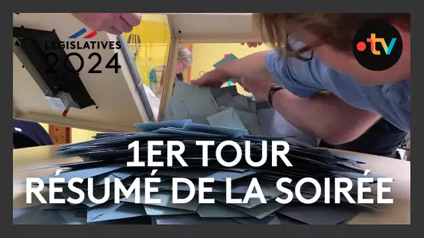 Législatives 2024 - résumé de la soirée du 1er tour