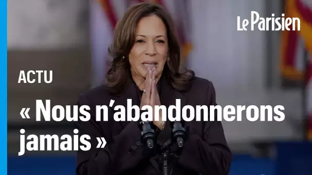 Kamala Harris appelle ses partisans à « accepter les résultats », après sa défaite à la présidentiel